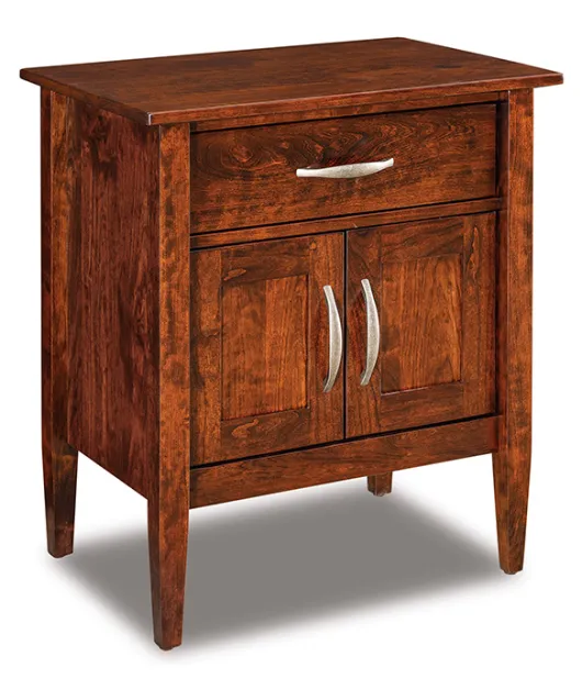 Imperial 1 Drawer 2 Door Night Stand