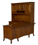 Carlisle L Shaped Desk with Hutch