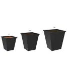 Elite Poly Vinyl Planter Set