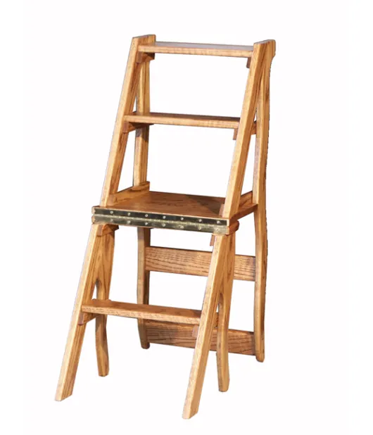 Folding Library Chair to Step Ladder