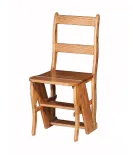 Folding Library Chair to Step Ladder