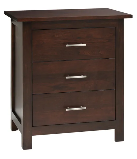 Ashton 3 Drawer Drawer Night Stand