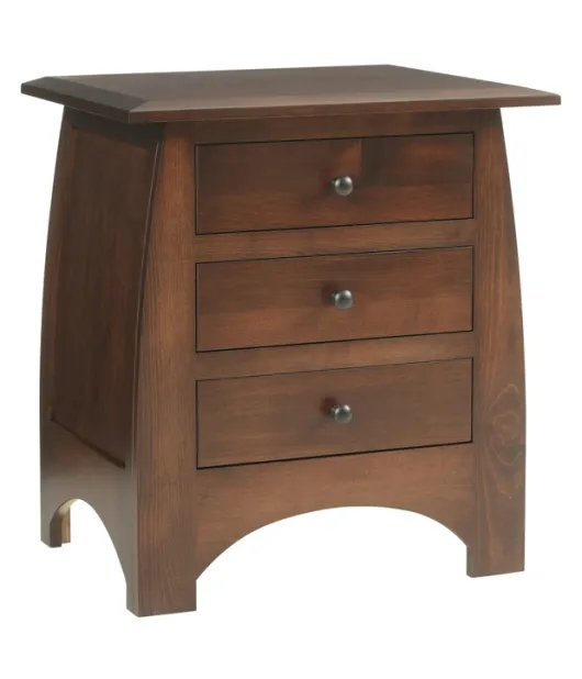 Bordeaux 3 Drawer Night Stand