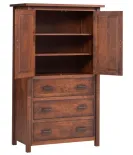 Mountain Lodge 2 Door 3 Drawer Armoire