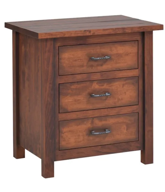 Mountain Lodge 3 Drawer Night Stand