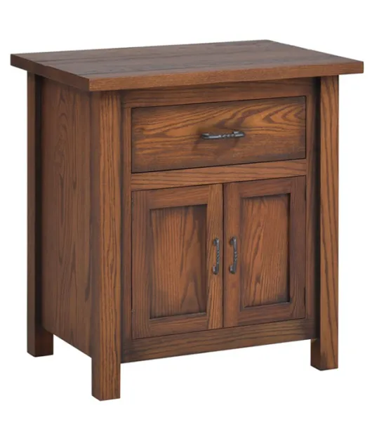 Mountain Lodge 1 Drawer 2 Door Night Stand