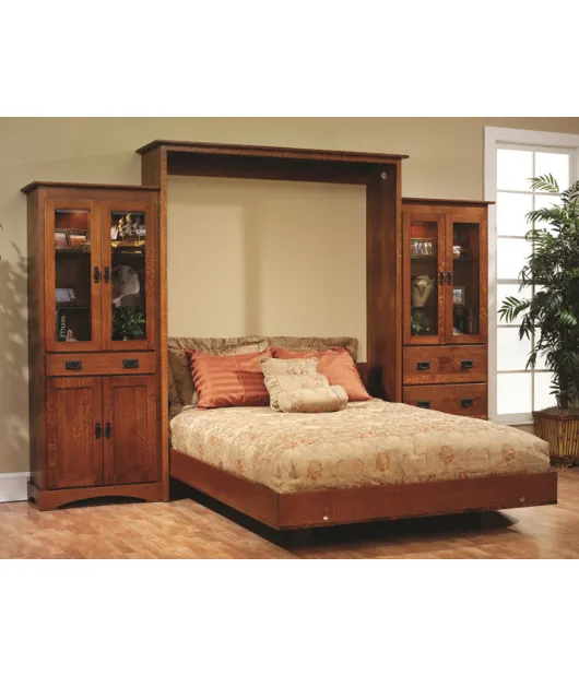 Old English Mission Murphy Wall Bed