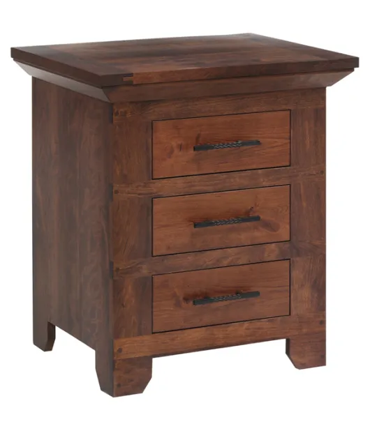 Redmond Wellington 24" 3 Drawer Night Stand