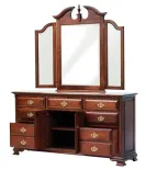 Victoria's Tradition 72" 7 Drawer 2 Door Dresser