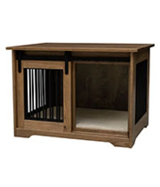 Wenden Pet Cabinet with Aluminum Slats