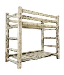 Montana Log Bunk Bed - Twin/Twin