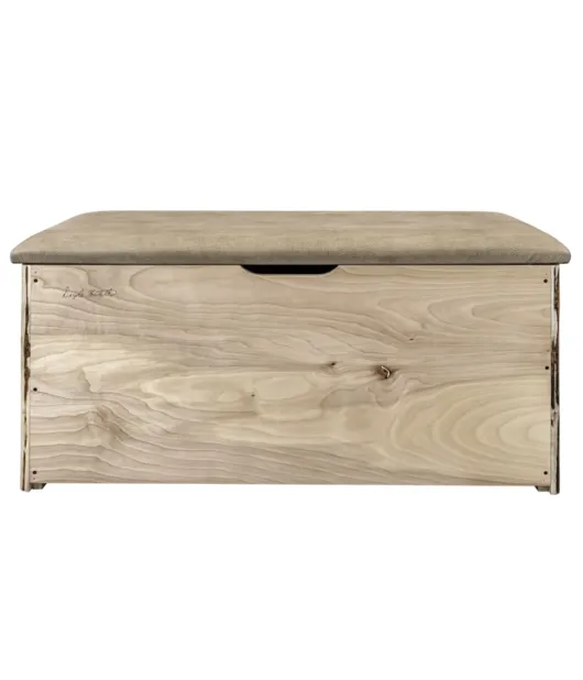 Montana Small Blanket Chest with Upholstered Top