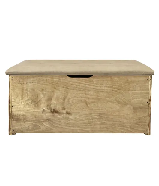 Glacier Country Small Blanket Chest with Upholstered Top