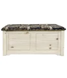 Glacier Country Small Blanket Chest with Upholstered Top