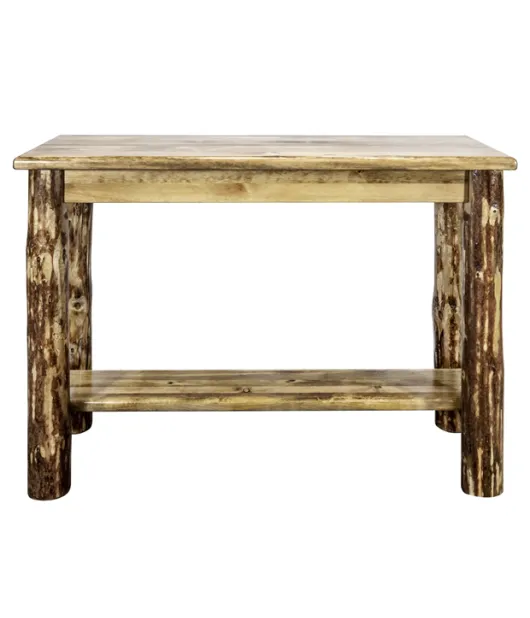 Glacier Country Console Table with Shelf