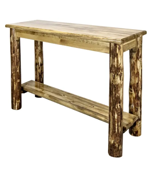 Glacier Country Console Table with Shelf