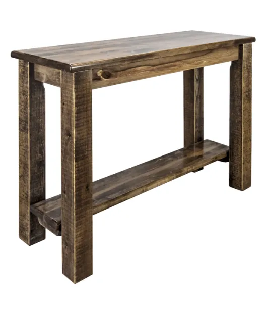 Homestead Console Table with Shelf