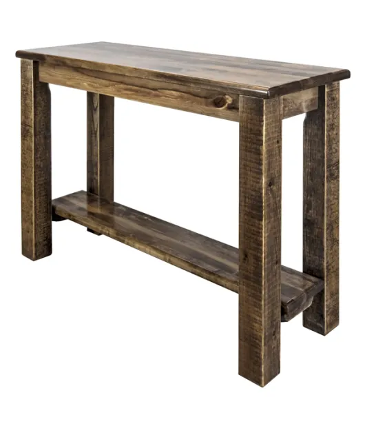 Homestead Console Table with Shelf