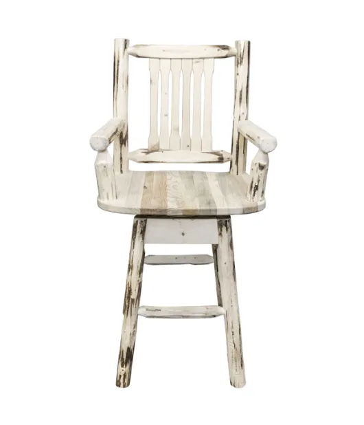 Montana Captain's Swivel Bar Stool