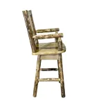 Glacier Country Captain's Swivel Bar Stool