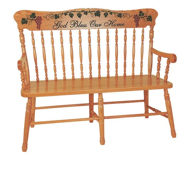 Pressback Bench