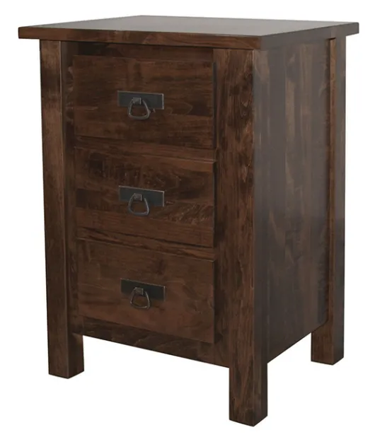 Roseville 3 Drawer Night Stand