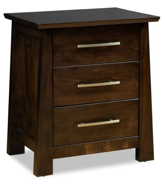 Bridgeview 3 Drawer Nightstand