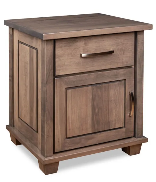 Monarch 1 Drawer 1 Door Nightstand