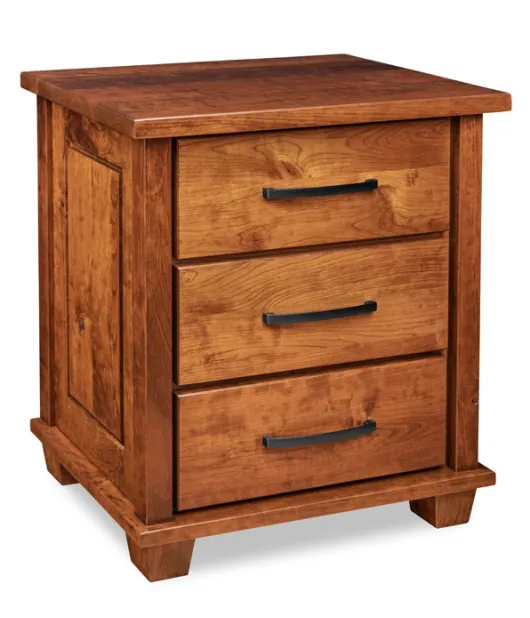 Monarch 3 Drawer Nightstand