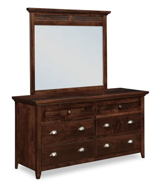 Cottage Short 6 Drawer Dresser