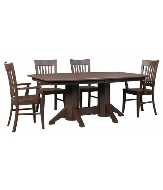 KK Shaker Double Pedestal Dining Table