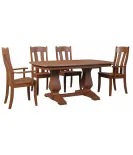 KK Stacy Double Pedestal Dining Table