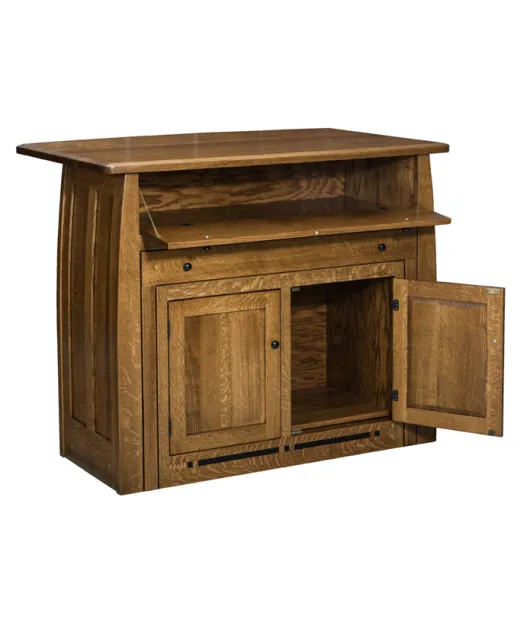 Boulder Creek Frontier Island Buffet with Pull Out Table