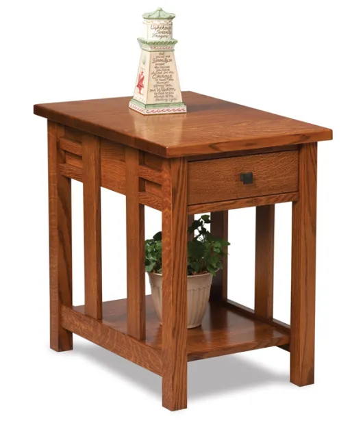 Kascade Open End Table with Drawer