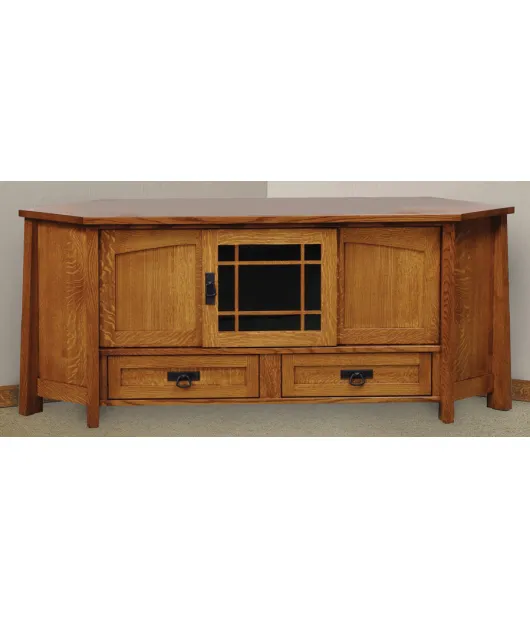 Modesto 69" 3 Door 2 Drawer Corner TV Stand