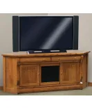 Old Classic Sleigh 69" 3 Door 2 Drawer Corner TV Stand