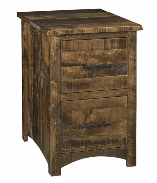 Barn Floor 2 Drawer File Cabinet