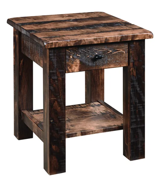 Barn Floor End Table