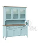 BM Houston 3 Door Hutch & Buffet