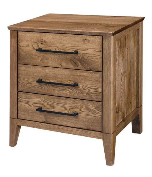 Brinkly 3 Drawer Nightstand