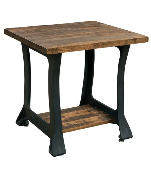 Cast Iron End Table