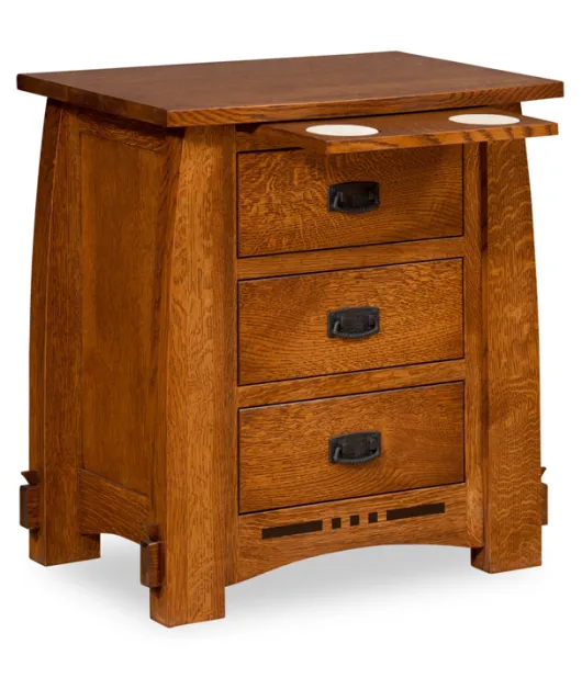 Colebrook 30" 3 Drawer Nightstand