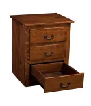 Dutch Quality 3 Drawer Night Stand