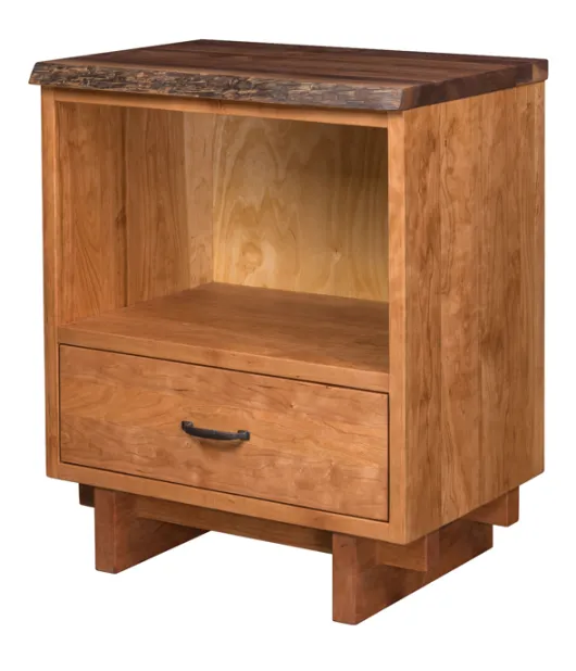 West Canyon 1 Drawer, Open at Top Nightstand