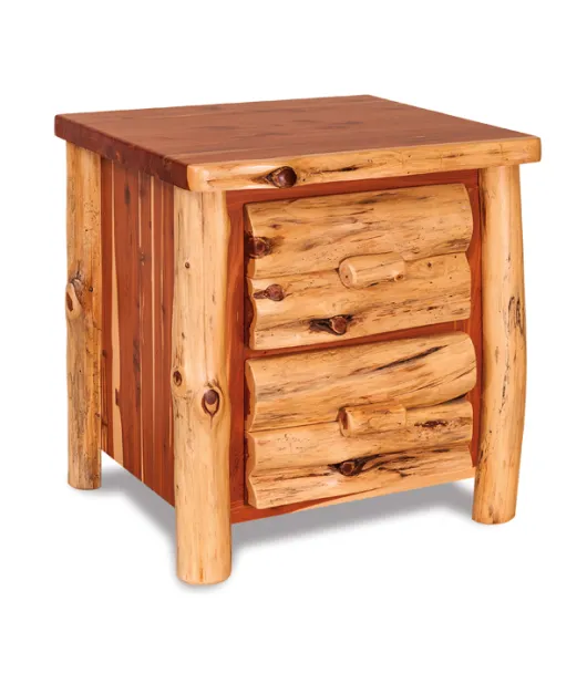 Fireside Rustic 2 Drawer File Cabinet