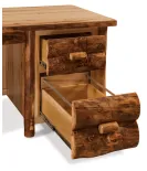 Fireside Rustic Single Pedestal Desk