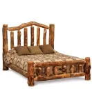 Fireside Rustic Bed with Low Footboard