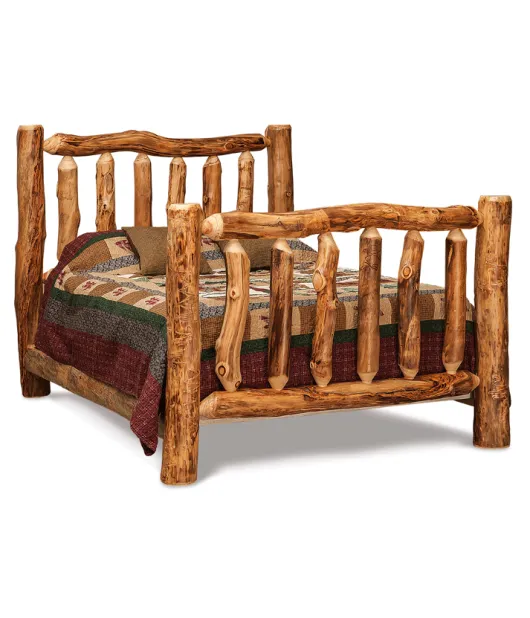 Fireside Extra High Rustic Bed