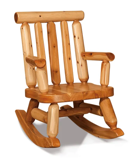 Fireside Rustic Baby Bear Rocker