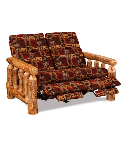 Fireside Rustic Reclining Loveseat